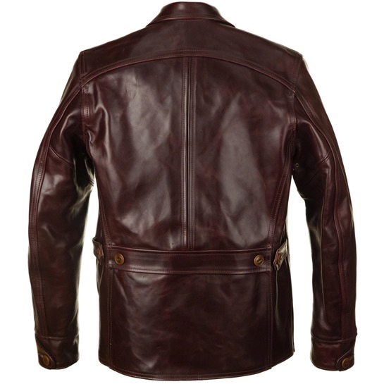 Leather work coat best sale