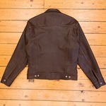 Type III Jean Jacket, Goatskin: Chocolate, 40" - S#6324