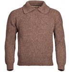 END OF LINE/CLEARANCE 1920's Eton Collared Sports Sweater: Nutmeg