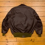 1950s Flight Jacket, Battered Steerhide, 44" - S#6573