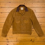 Type III Jean Jacket- Unlined Cow Suede, Suede: Golden, 36" - S#6536