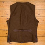 Shackelton Waistcoat (Trainee), Battered Steerhide, 42" - S#6344