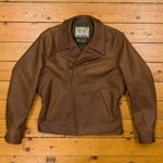 Hooch Hauler (Trainee), Sample Brown Steerhide, 42" - S#6653