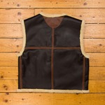 USAAF Type C-3 Vest, Sheepskin: USAAF 15 mm Seal, XL - S#6575