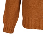 END OF LINE/CLEARANCE Cashmere & Merino 'Cairngorm' Ski Sweater: Rust