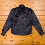 Western Shirt, Vicenza: Navy, 36" - S#6535