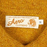 END OF LINE/CLEARANCE 1920's Eton Collared Sports Sweater: Mustard