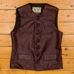 Shackelton Waistcoat (Trainee), Vicenza: Cordovan, 40" - S#6515