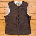 Shackelton Waistcoat (Trainee), Battered Steerhide, 42" - S#6344