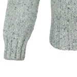 END OF LINE/CLEARANCE Cashmere & Merino 'Cairngorm' Ski Sweater: Pale Grey