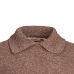 END OF LINE/CLEARANCE 1920's Eton Collared Sports Sweater: Nutmeg