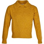 END OF LINE/CLEARANCE 1920's Eton Collared Sports Sweater: Mustard