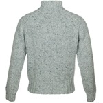 END OF LINE/CLEARANCE Cashmere & Merino 'Cairngorm' Ski Sweater: Pale Grey